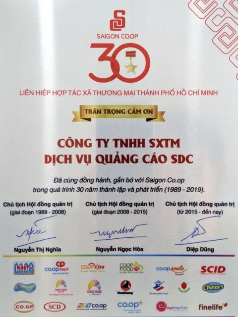 ACCOMPANY SAIGON COOP FOR 30 YEARS